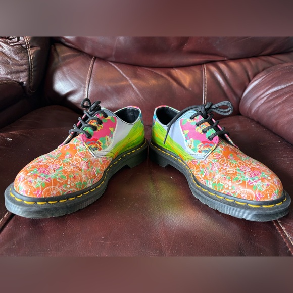Dr. Martens 1461 floral Oxford shoes Doc Martens size 7 US - Picture 4 of 8